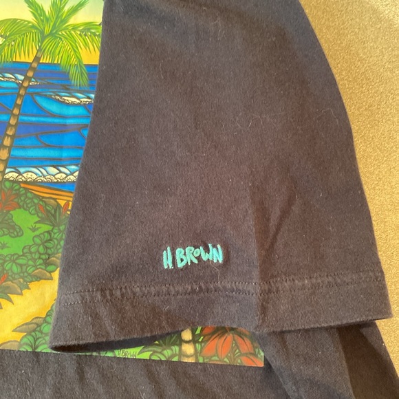 UNI QLO - H Brown short sleeve t-shirt. Size L - Picture 7 of 10